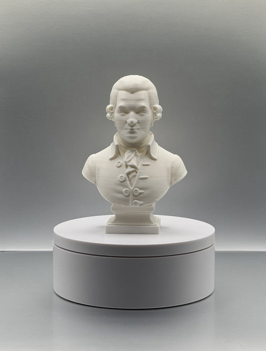 Wolfgang Amadeus Mozart Bust Statue 4.5” Classical Composer