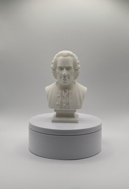 Jean-Jacques Rousseau - French Philosopher - Bust/Statue - 4.5”