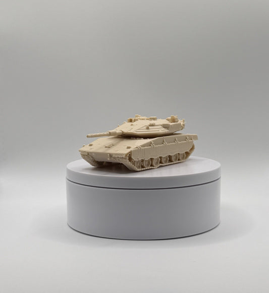 Israeli Merkava Mk4 Barak Tank Model 4.5” IDF Military Vehicle Replica