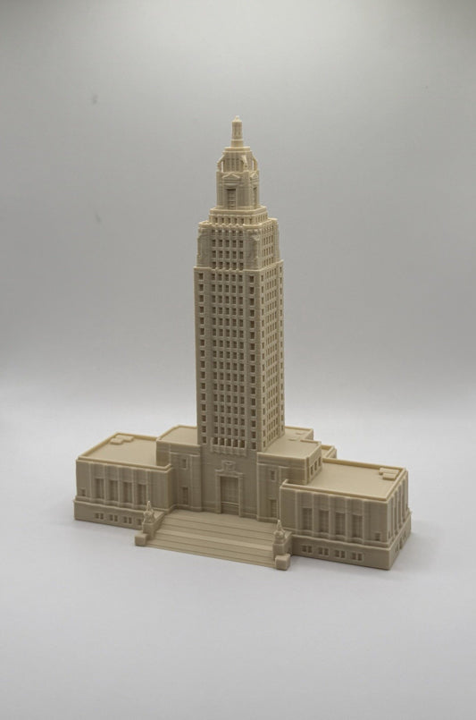 Louisiana State Capitol Model - Baton Rouge Louisiana- 6” (15.2 cm)