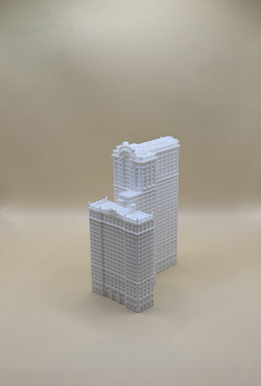 Whitehall & Annex Building Model - New York City Landmark - 4.5" (11.4cm)