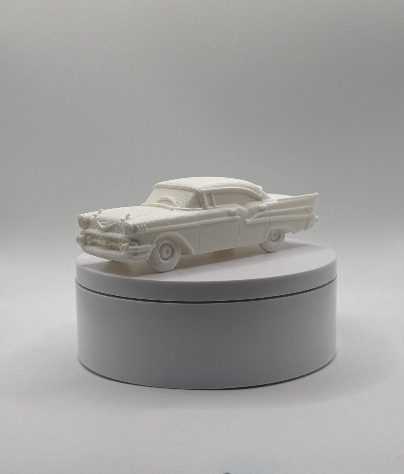 1957 Chevrolet Bel Air Classic Model Car White Collectible
