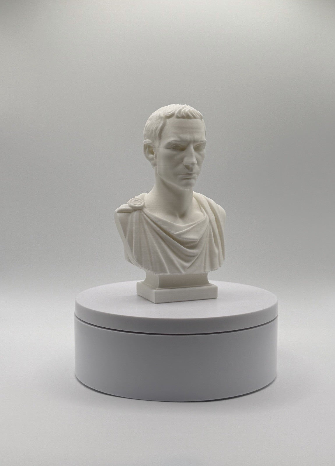 Julius Caesar - Bust Statue - Ancient Roman Sculpture - 4.5”