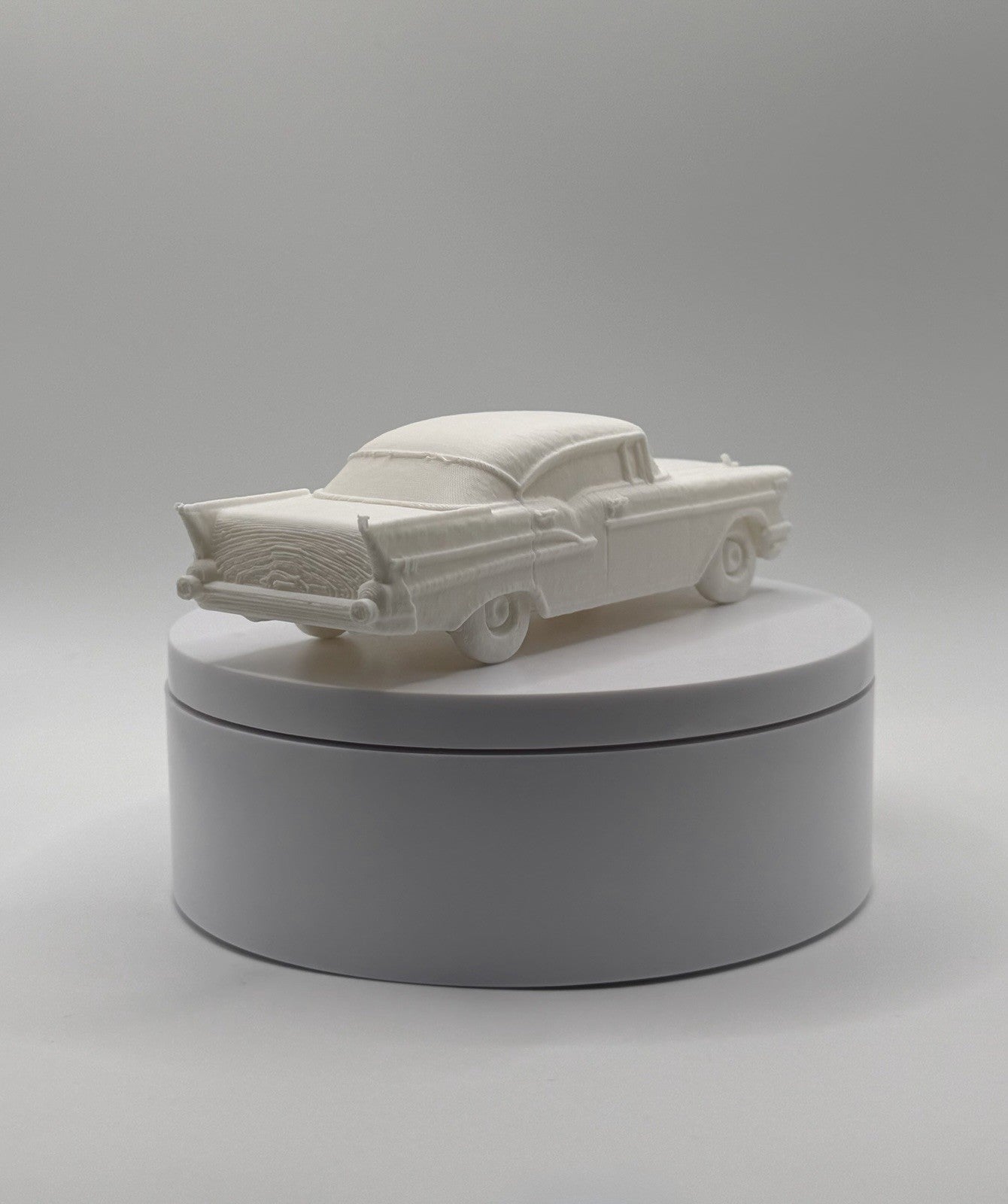 1957 Chevrolet Bel Air Classic Model Car White Collectible