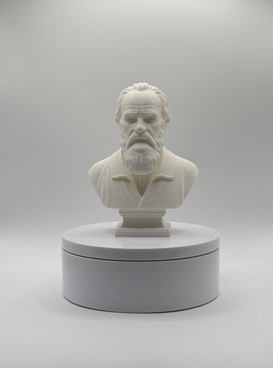 Galileo Galilei - Scientist Astronomer - Bust/ Statue - 4.5”