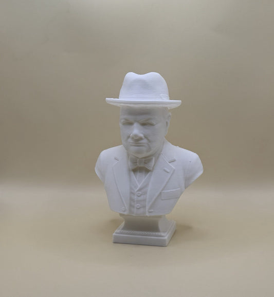 Winston Churchill Bust Statue 4.5” WWII British Leader