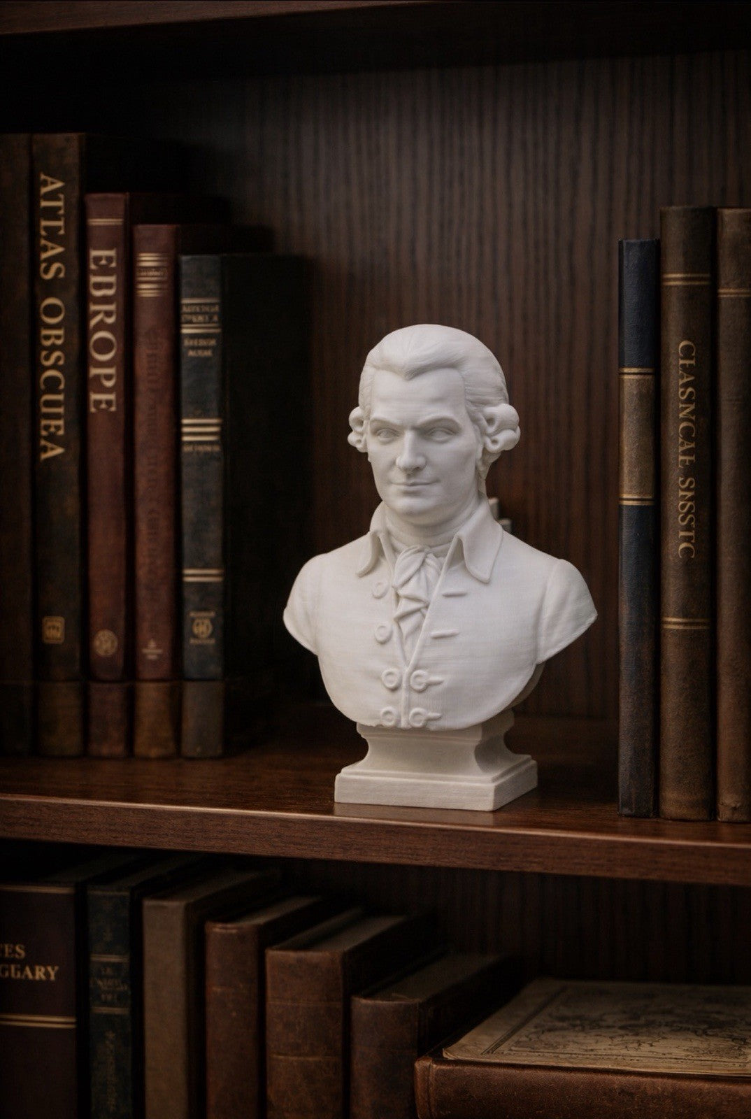Wolfgang Amadeus Mozart Bust Statue 4.5” Classical Composer